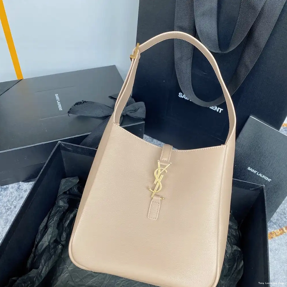 Tony Luxuries SMALL HOBO LE À BAG-23*22*8CM YSL 7 SOFT 5 0606